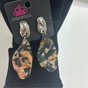 Paparazzi Multicolor Abstract Earrings